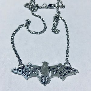 Gothic Bat Necklace